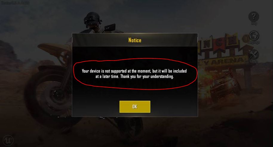 PUBG Mobile Your Device Is Not Supported At The Moment FIX