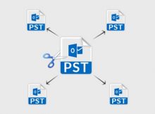 Split PST Files Manually