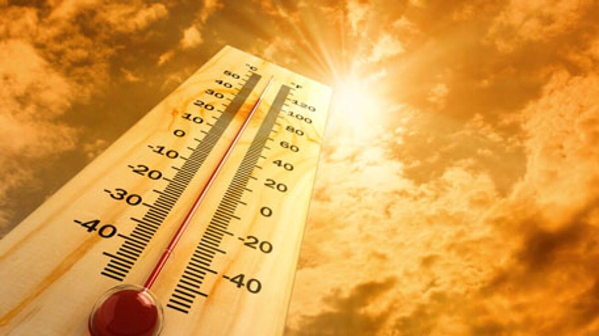 Temperatures are steadily rising in AUG in DUBAI
