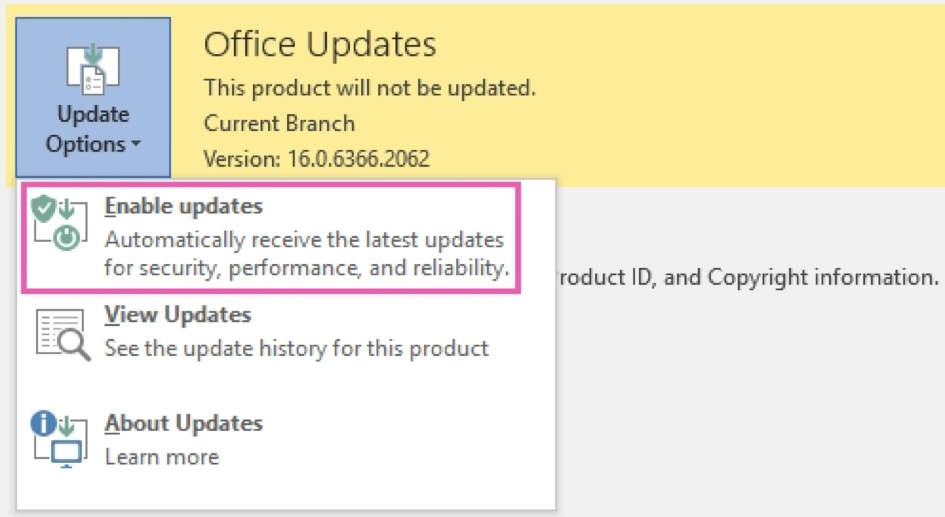 Try the Updated MS Outlook Version