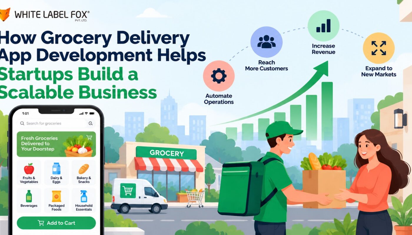 How Grocery Delivery App Development Helps Startups Build a Scalable