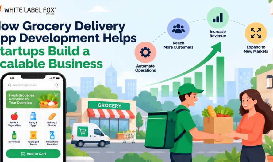 How Grocery Delivery App Development Helps Startups Build a Scalable Business
