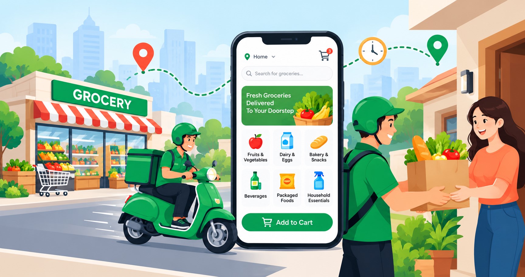 How to Choose the Right Grocery Delivery App Development Partner
